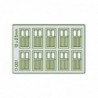 PD-001 - 10 pcs 12X23mm 2 Lite D00rs H0/00