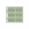 PD-002 - 6 pcs 36X23mm 6 Lite Dbl Unit Garage D00rs H0/00