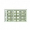 PD-004 - 6 pcs 28X25mm Double Unit D00rs H0/00