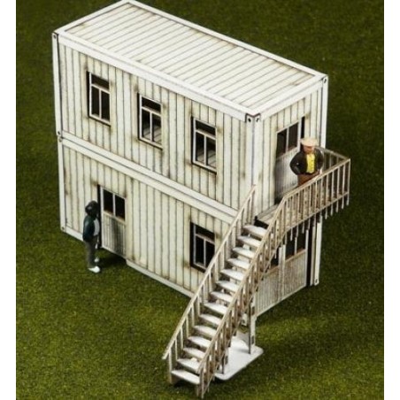 PLS-005 - Laser-Cut Container Offices (2 containers) 00 scale