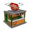 PLS-046 - O Scale Jimmy's Burger Booth w/Rotating Banner and Illumination