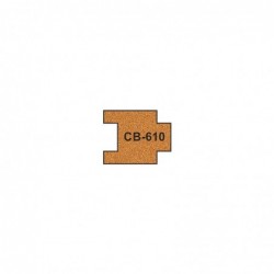 PCB-610 - 10 X Pre-Cut Cork Bed for R610 SH0rt Straight Track