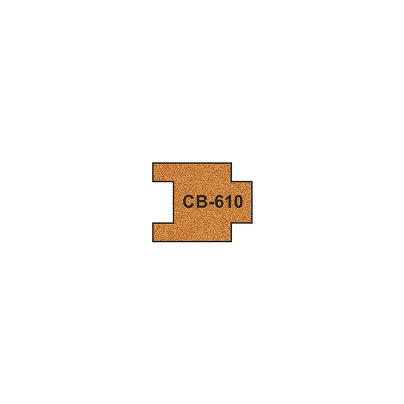 PCB-610 - 10 X Pre-Cut Cork Bed for R610 SH0rt Straight Track