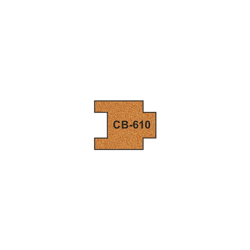 PCB-610 - 10 X Pre-Cut Cork Bed for R610 SH0rt Straight Track