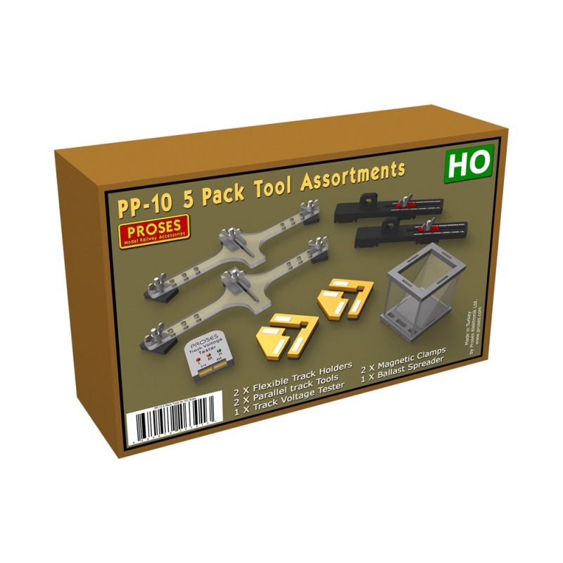 PPP-10 - 5 Pack Tool Assortments for H0
