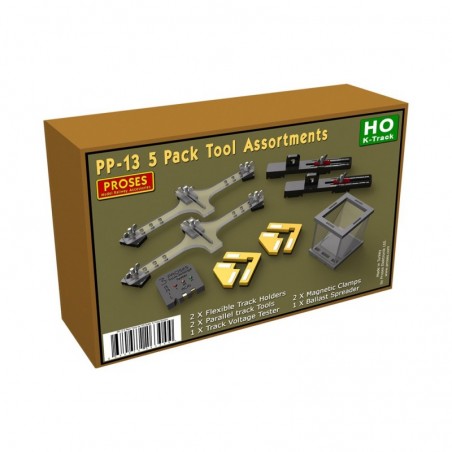 PPP-13 - 5 Pack Tool Assortments for Marklin H0 K Rails