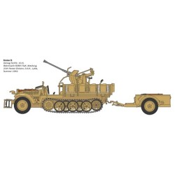 6395 - Sd.Kfz 10/4 with Flak 30 and Crew