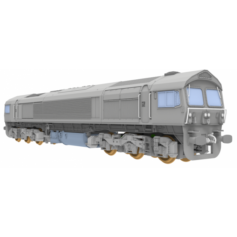 2D-005-000D - Class 59 59005 Foster Yeoman silver "Kenneth J Painter" DCC Fitted