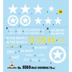 6568 - M4A1 Sherman with 7 U.S. Infantry Figures C