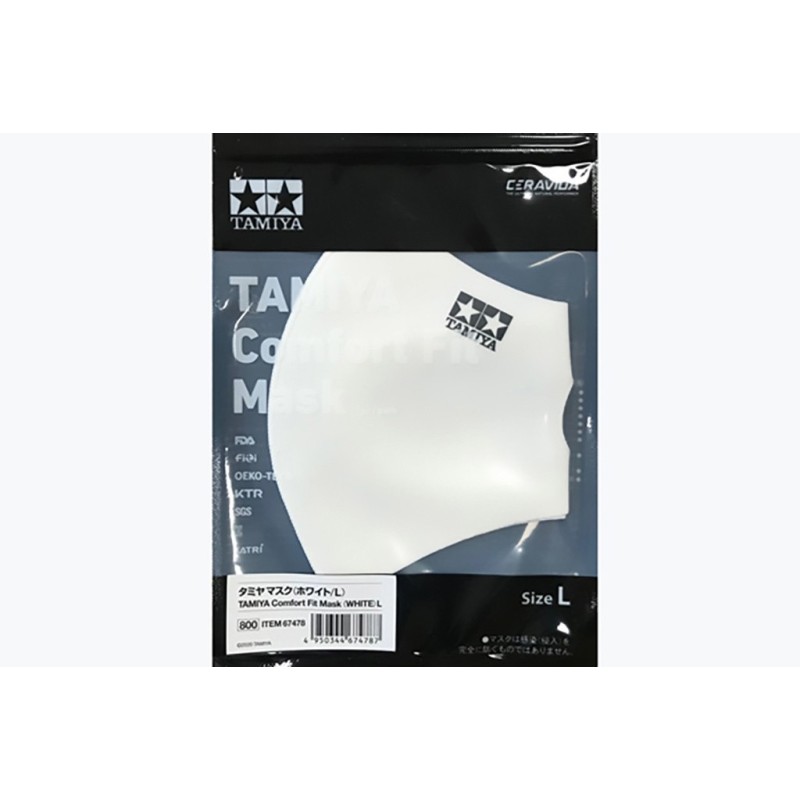 67478 - Tamiya Comfort Fit Mask Whi L