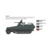 7079 - Sd.Kfz. 251/10 with 4 Figures