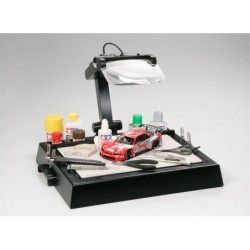 74064 - Work Stand with Magnifying Lens & LED Lights