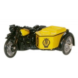 76BSA001 - AA BSA Motorcycle and Sidecar