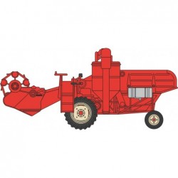 76CHV001 - Combine Harvester Red