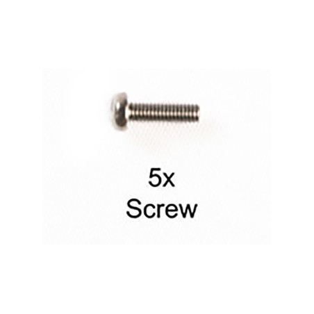 9804394 - 2.6X10 Binding Screw Bk(5Pc)58447