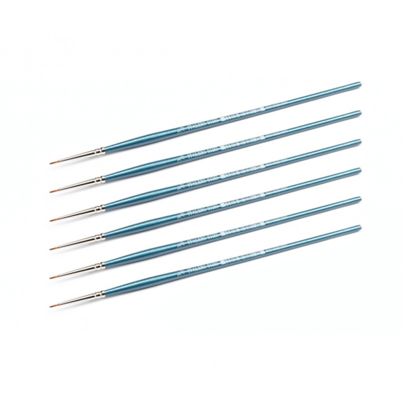 A51283 - 0/3 Synth Round Brush W Brown Tip