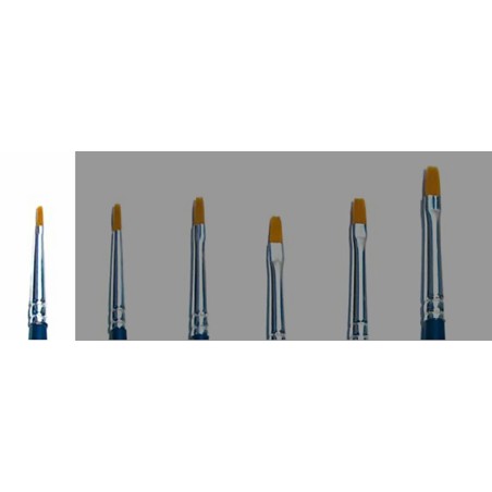 A52221 - 000 Brush Synthetic Flat Singlepack