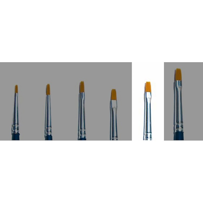 A52225 - 2 Brush Synthetic Flat Single Pack