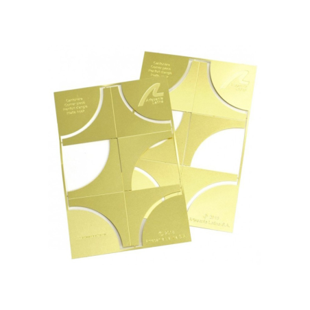 AL27315 - Set 4 Brass Corner Edge Guard Nº 1