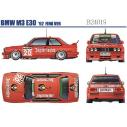 BX24019 - BMW M3 fina & Jagermeister (2in1) : 1992 DTM 24H Nurburgring