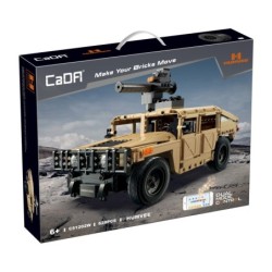 C51202W - 1:14 Military Desert Humvee - 628 pcs