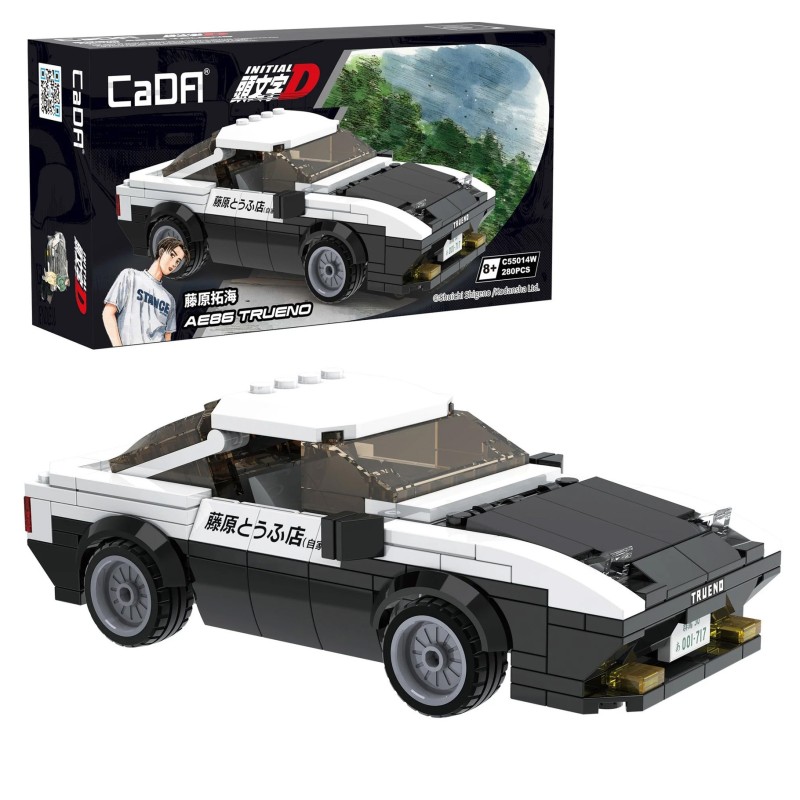 C55014W - Initial D 1:24 Toyota Trueno AE86 Car - 280 pcs