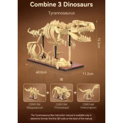 C59014W - Dinosaur Fossils: Velociraptor - 256 pcs