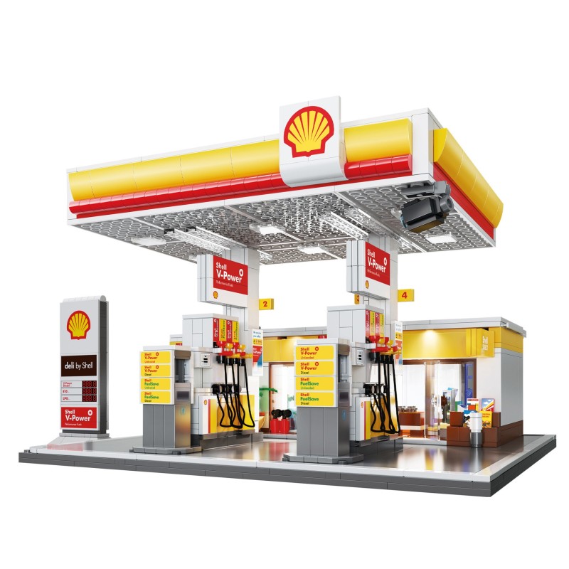 C66026W - Shell Retail Station - 1309 pcs