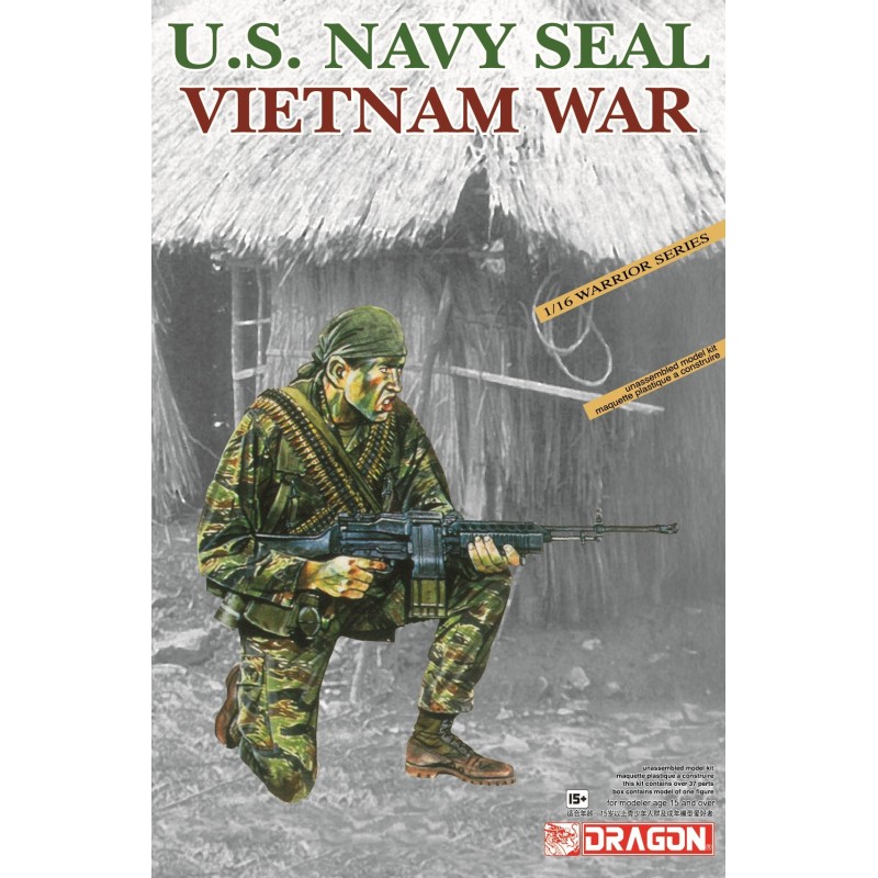 D1607 - U.S. Navy Seal Vietnam War 1/16 Figure