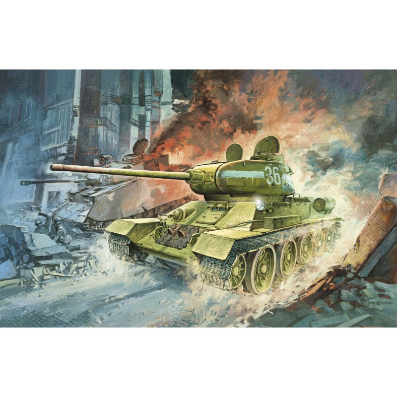 D6319 - 1/35 T34/85 Tank Mod 1944 (Premium Edition)