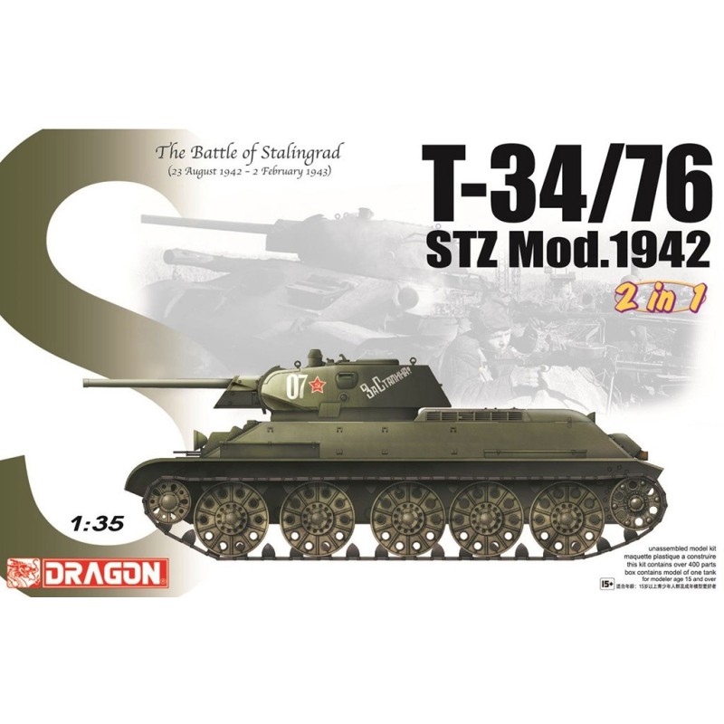 D6453 - 1/35 T34/76 STZ MOD 1942