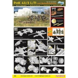 D6522 - 1/35 PaK 43/3 L/71 mit Behelfslafette