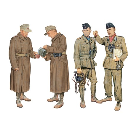 D6693 - 1/35 DAK Panzer & Artillery Crew