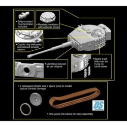 D6700 - 1/35 Tiger I Mid-Production with Zimmerit