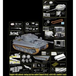 D6700 - 1/35 Tiger I Mid-Production with Zimmerit