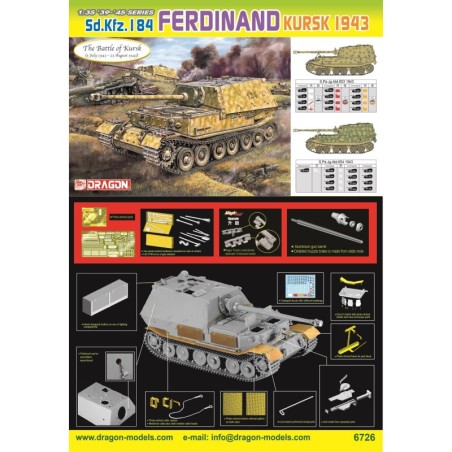 D6726 - 1/35 Sd.Kfz.184 Ferdinand (the Battle of Kursk)
