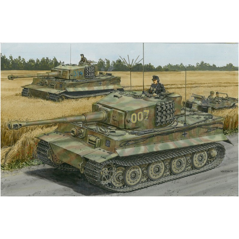D6800 - 1/35 Wittmann's Last Tiger with Zimmerit