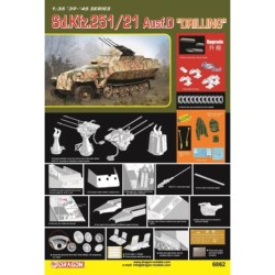 D6862 - 1/35 Sd.Kfz.251/21 Ausf.D Drilling