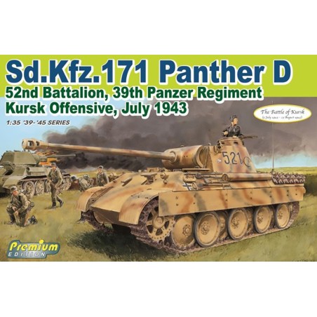 D6867 - 1/35 Sd.Kfz.171 Panther D 52nd Battalion, 39th Panzer Regiment Kursk Offensive, July 1943 (Premium E