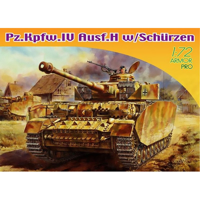 D7497 - 1/72 PZ KPFW IV Ausf H W/Schurzen