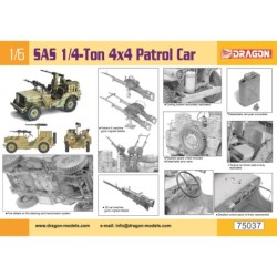 D75037 - 1/6 SAS 1/4-Ton 4x4 Patrol Car