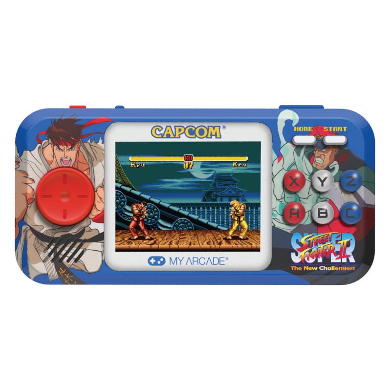 DGUNL4187 - Super Street Fighter II Pocket Player Pro Portable Gaming System (2 Games In 1)