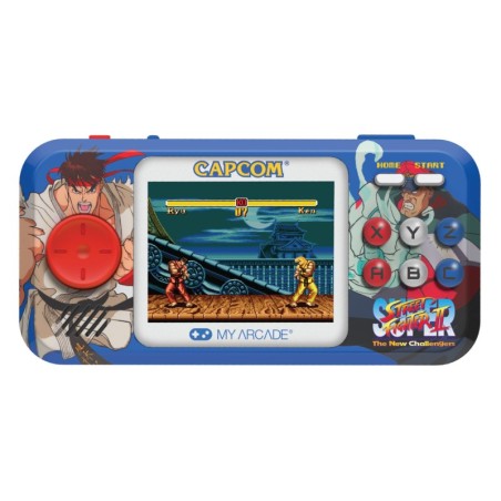 DGUNL4187 - Super Street Fighter II Pocket Player Pro Portable Gaming System (2 Games In 1)