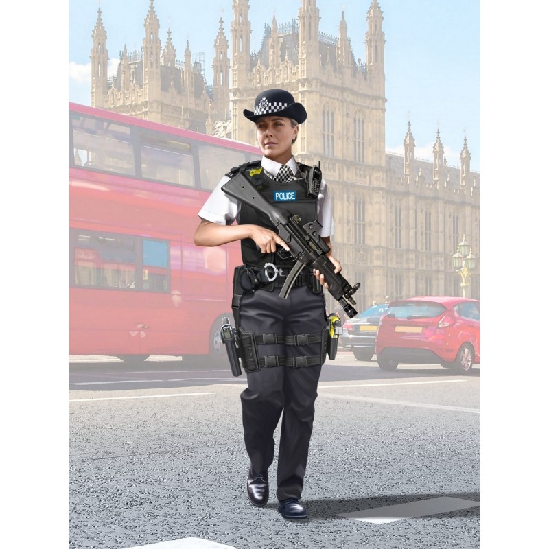 ICM16009 - British Police Female Officer 1:16 Figure