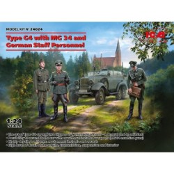 ICM24024 - Type G4 with MG 34 & German Staff Personnel 3 Figures
