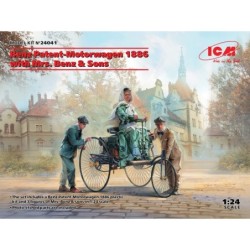 ICM24041 - Benz Patent-Motorwagen 1886 with Mrs. Benz & Sons