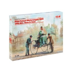 ICM24041 - Benz Patent-Motorwagen 1886 with Mrs. Benz & Sons