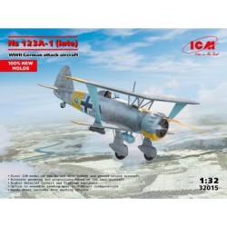 ICM32015 - Hs 123A-1 (Late), WWII German Attack Aircraft