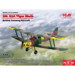 ICM32035 - D.H. 82A Tiger Moth, British Training Aircraft