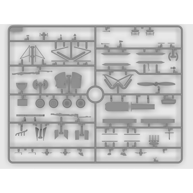 Maquette ICM 1/32 DH.82A Tiger Moth Avec Cadets RAF WWII - Réf 32037 - Très Bon état